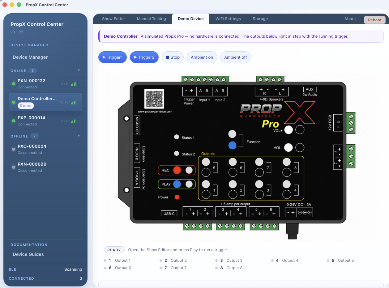 A live PropX demo in action